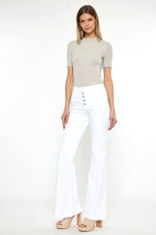 KAY HIGH RISE FLARE JEANS [ONLINE EXCLUSIVE]