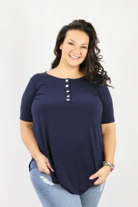 Krissy Top - Navy