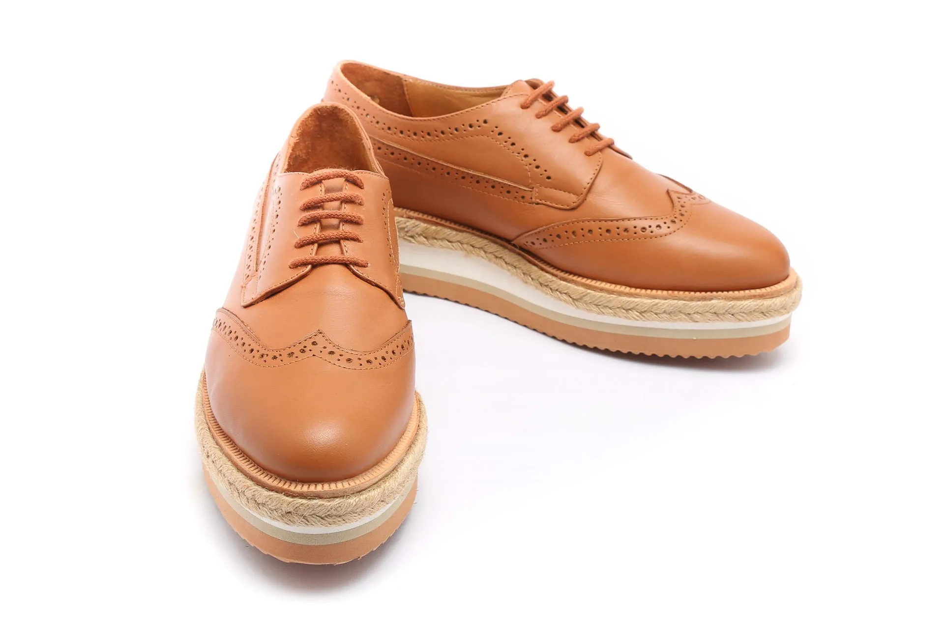 Lace-Up 801 Tan Yute