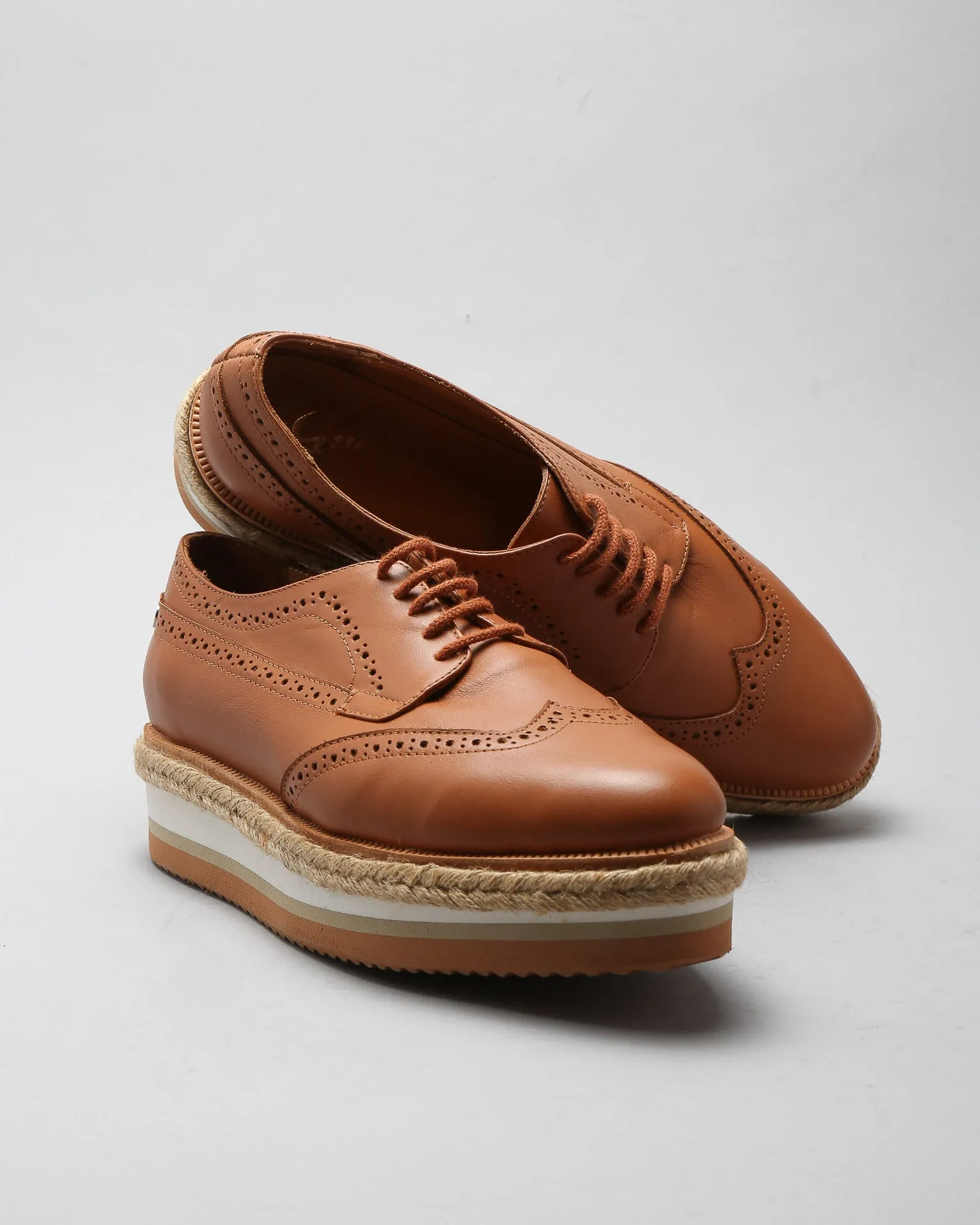 Lace-Up 801 Tan Yute