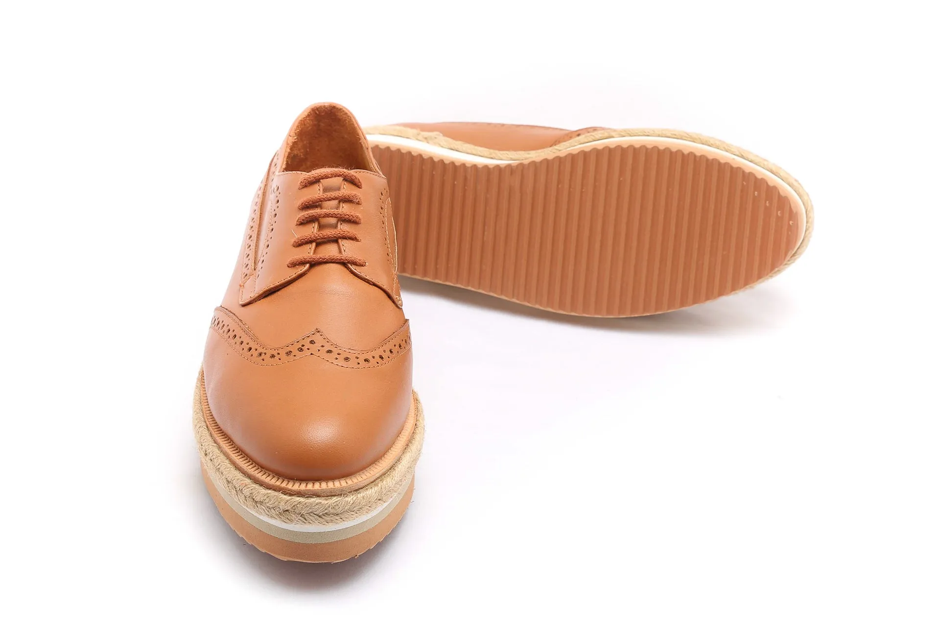 Lace-Up 801 Tan Yute