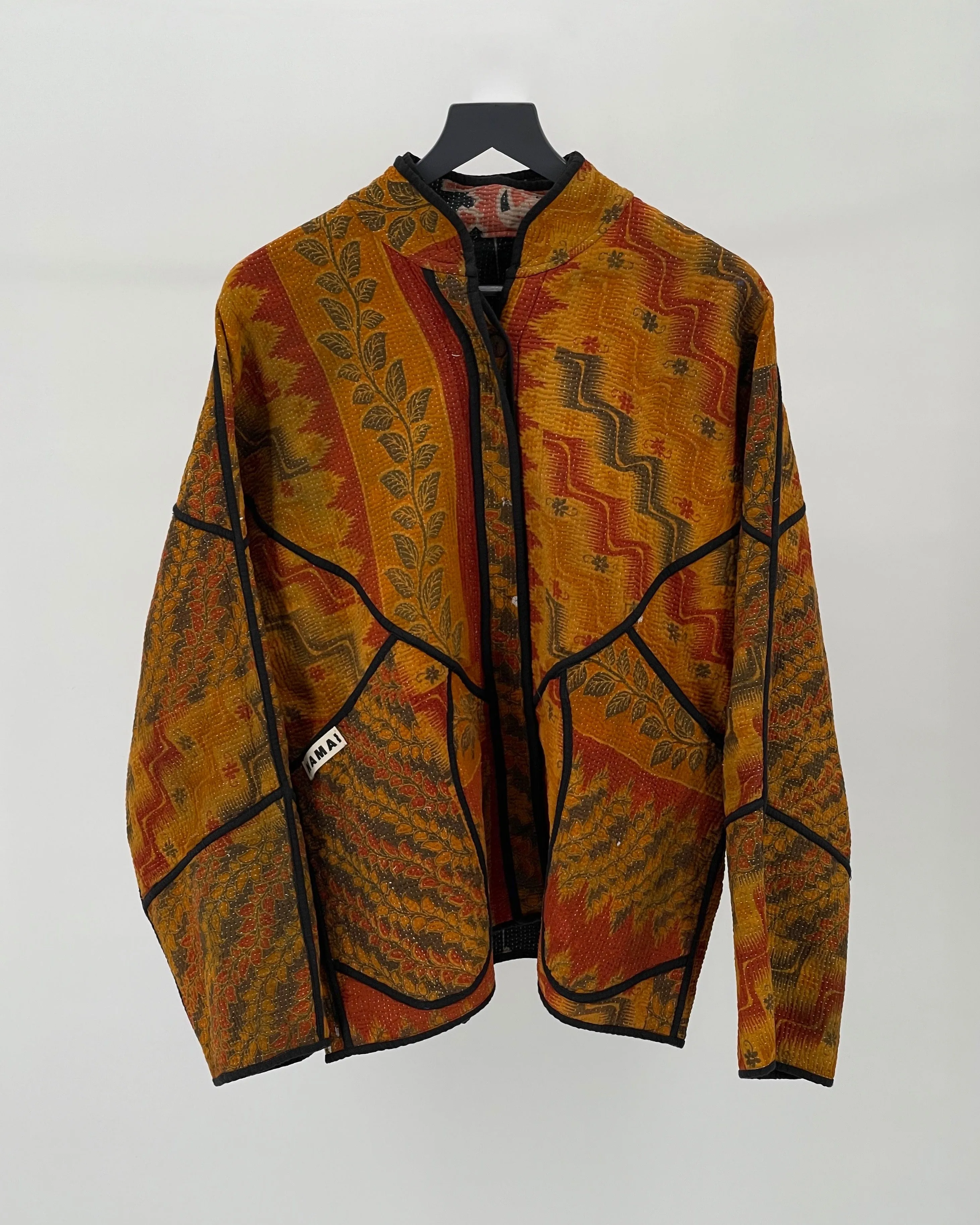 Ladhiya Quilted Patchwork Kantha Jacket