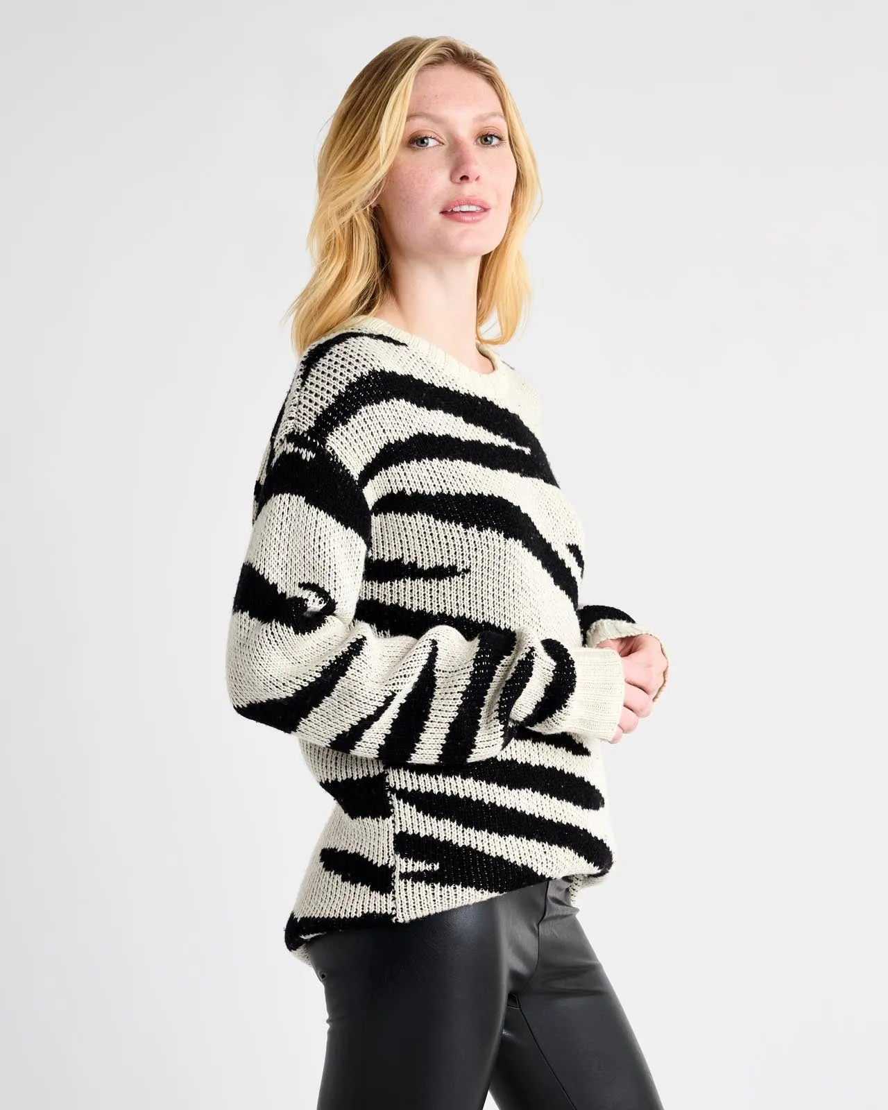 Lana Cashblend Zebra Sweater