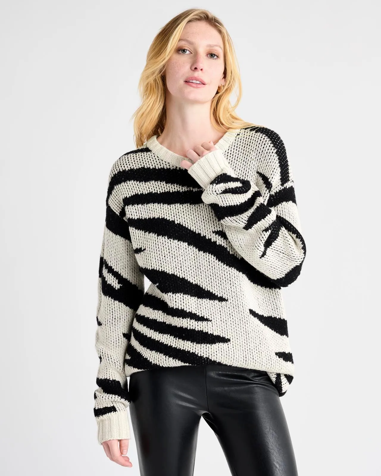 Lana Cashblend Zebra Sweater