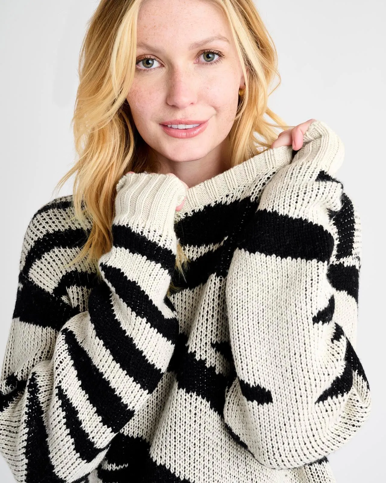 Lana Cashblend Zebra Sweater