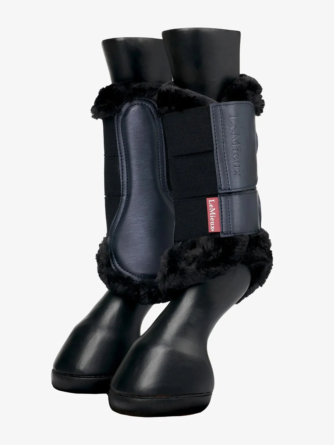 LeMieux Fleece Edged Mesh Brushing Boots