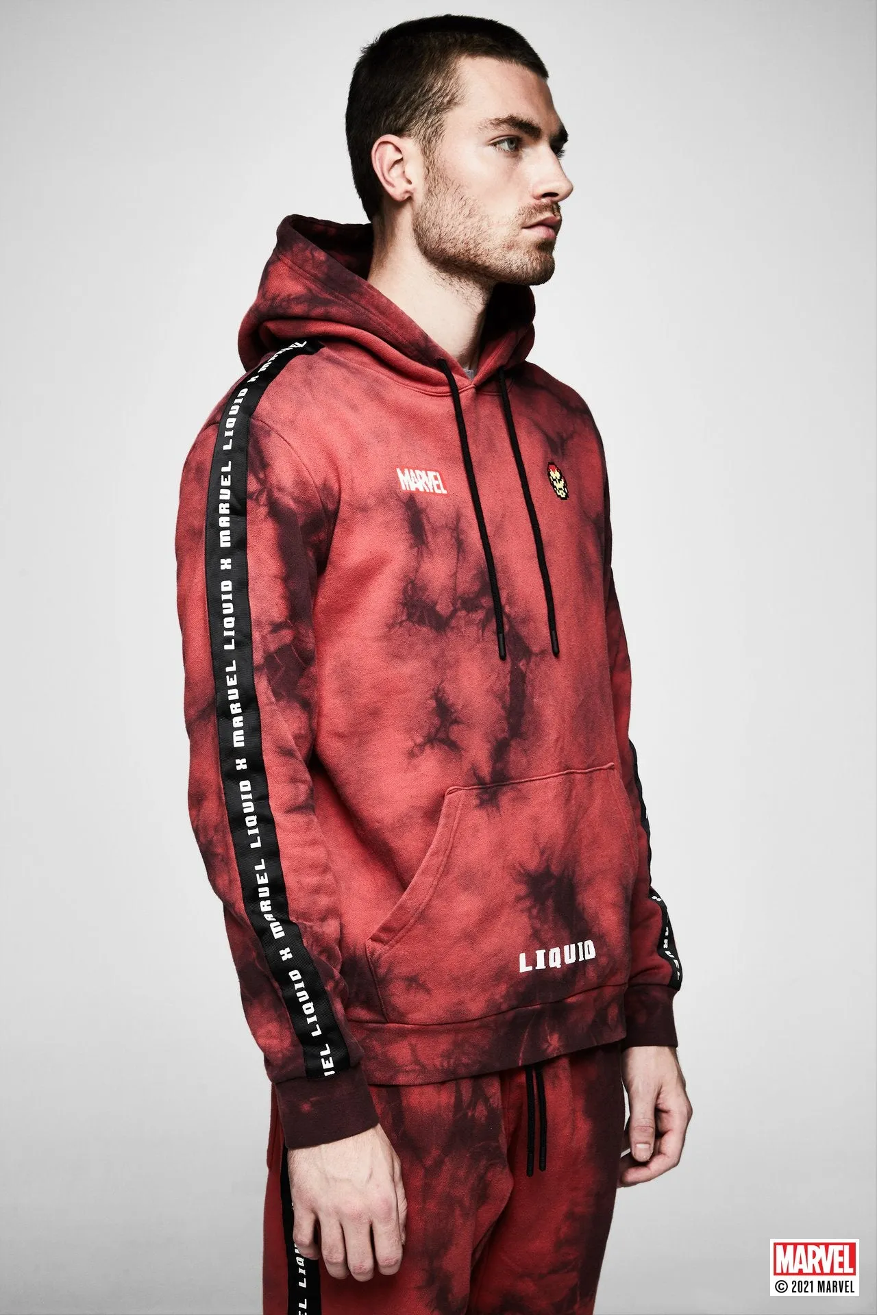 LIQUID x MARVEL RETRO IRON MAN HOODIE