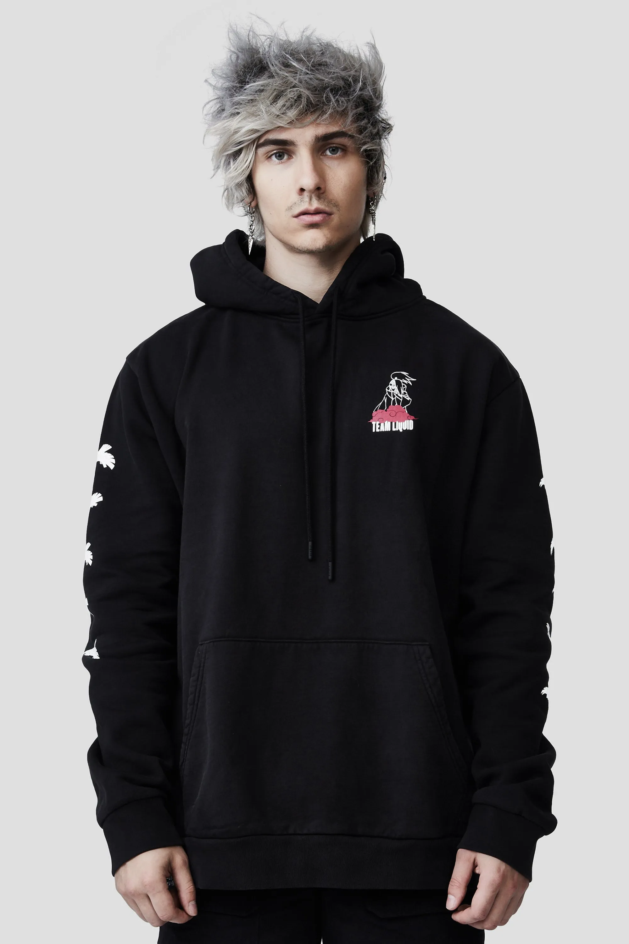 LIQUID x NARUTO AKATSUKI DEIDARA ARTWORK HOODIE