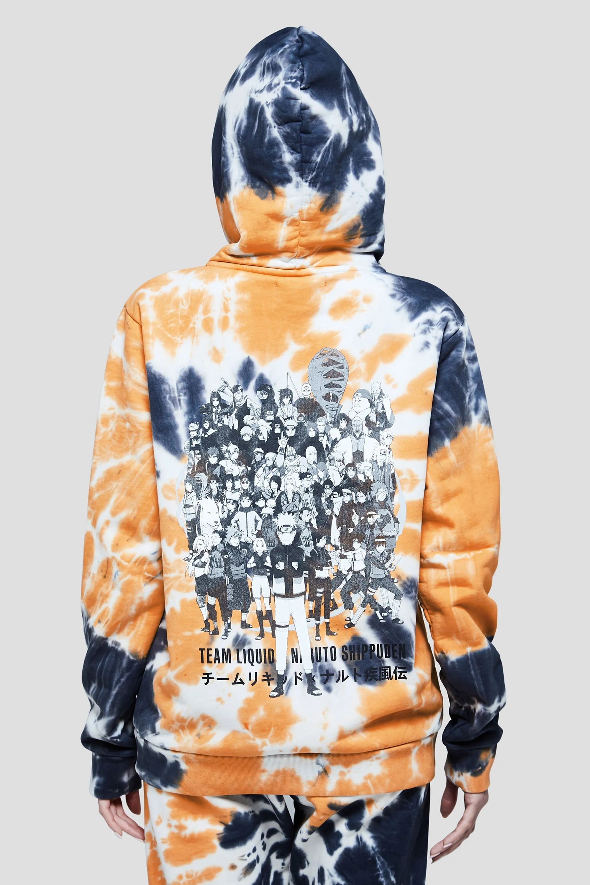 LIQUID x NARUTO NARUTO UNIVERSE DYE HOODIE