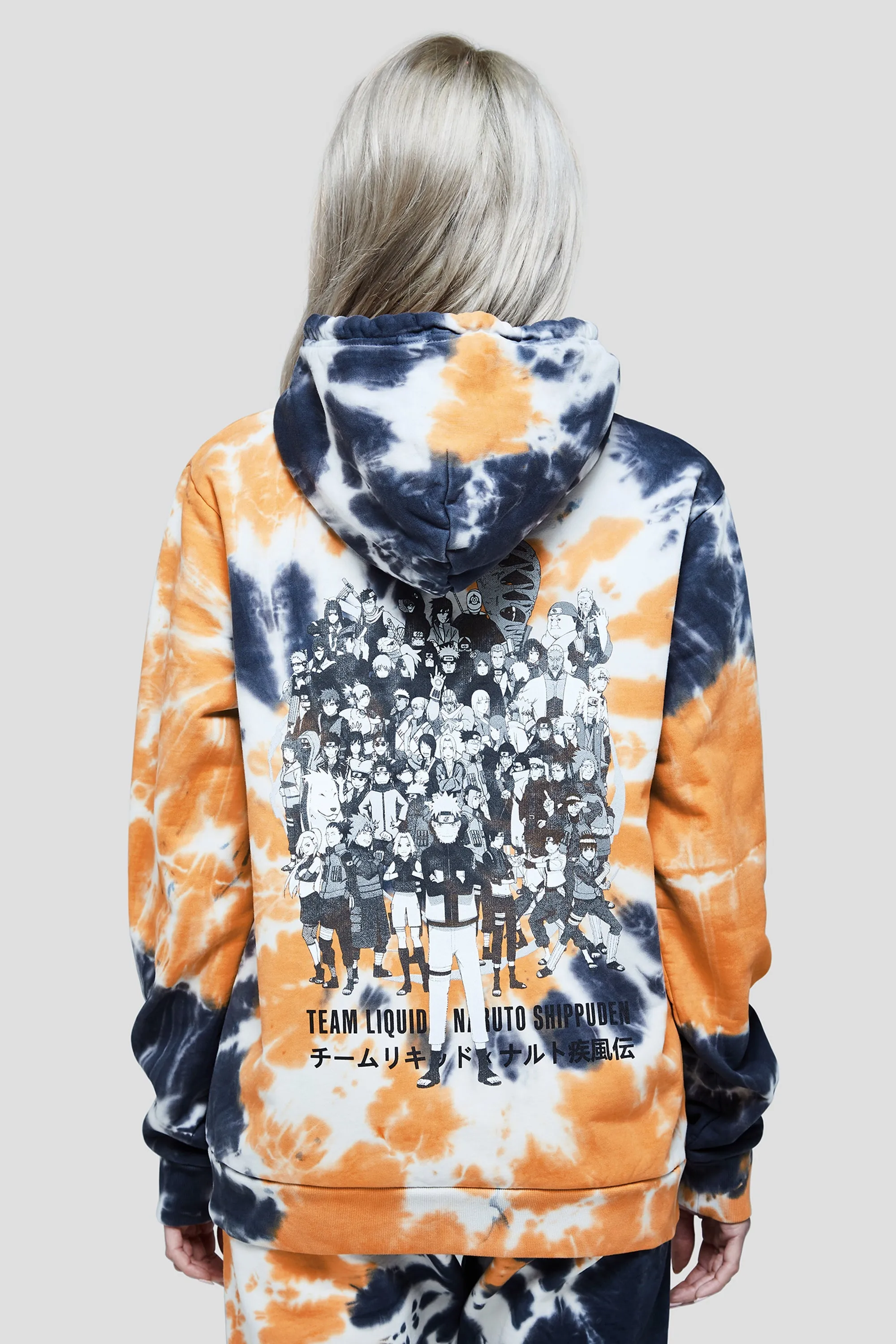 LIQUID x NARUTO NARUTO UNIVERSE DYE HOODIE