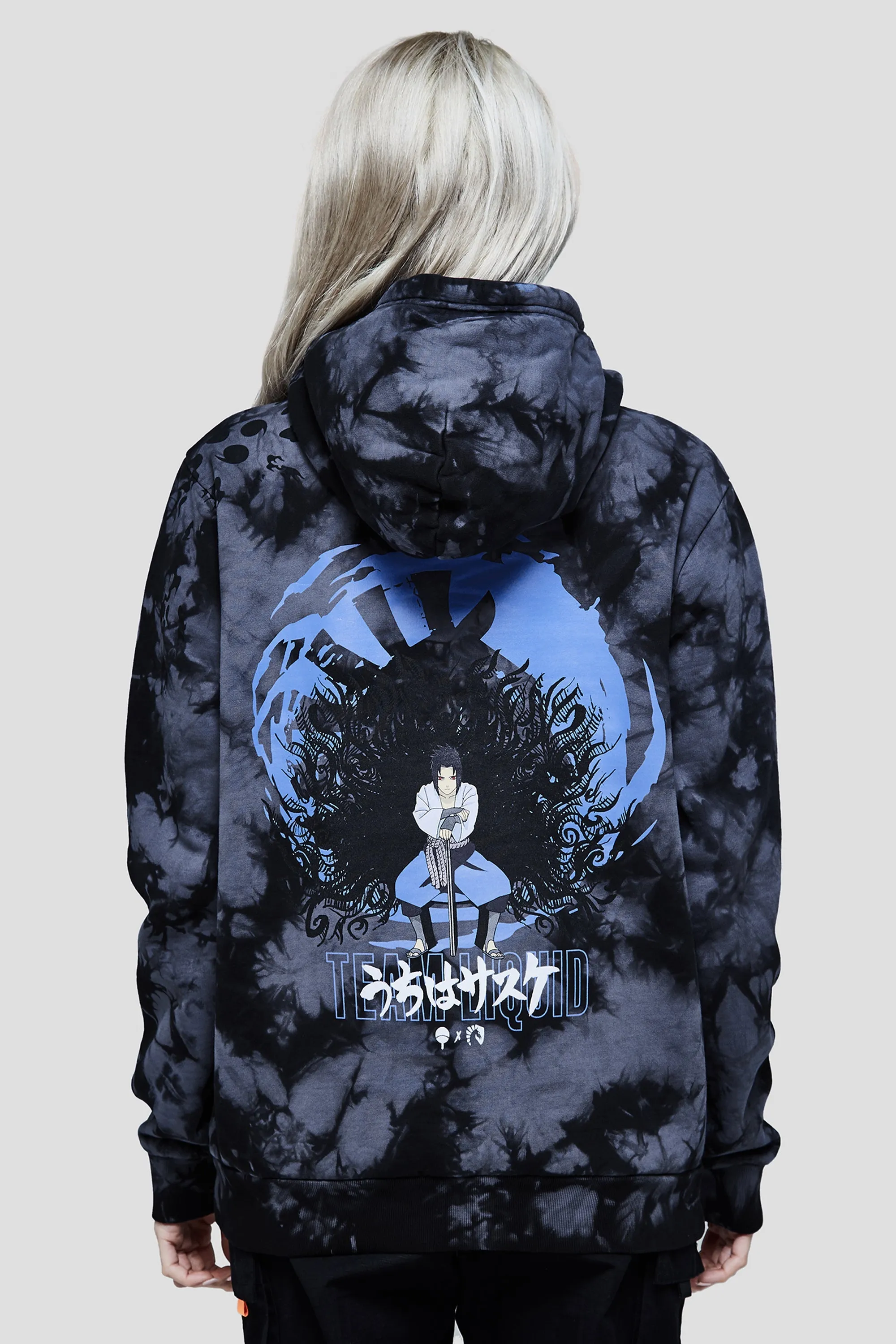 LIQUID x NARUTO SASUKE CURSE MARK HOODIE