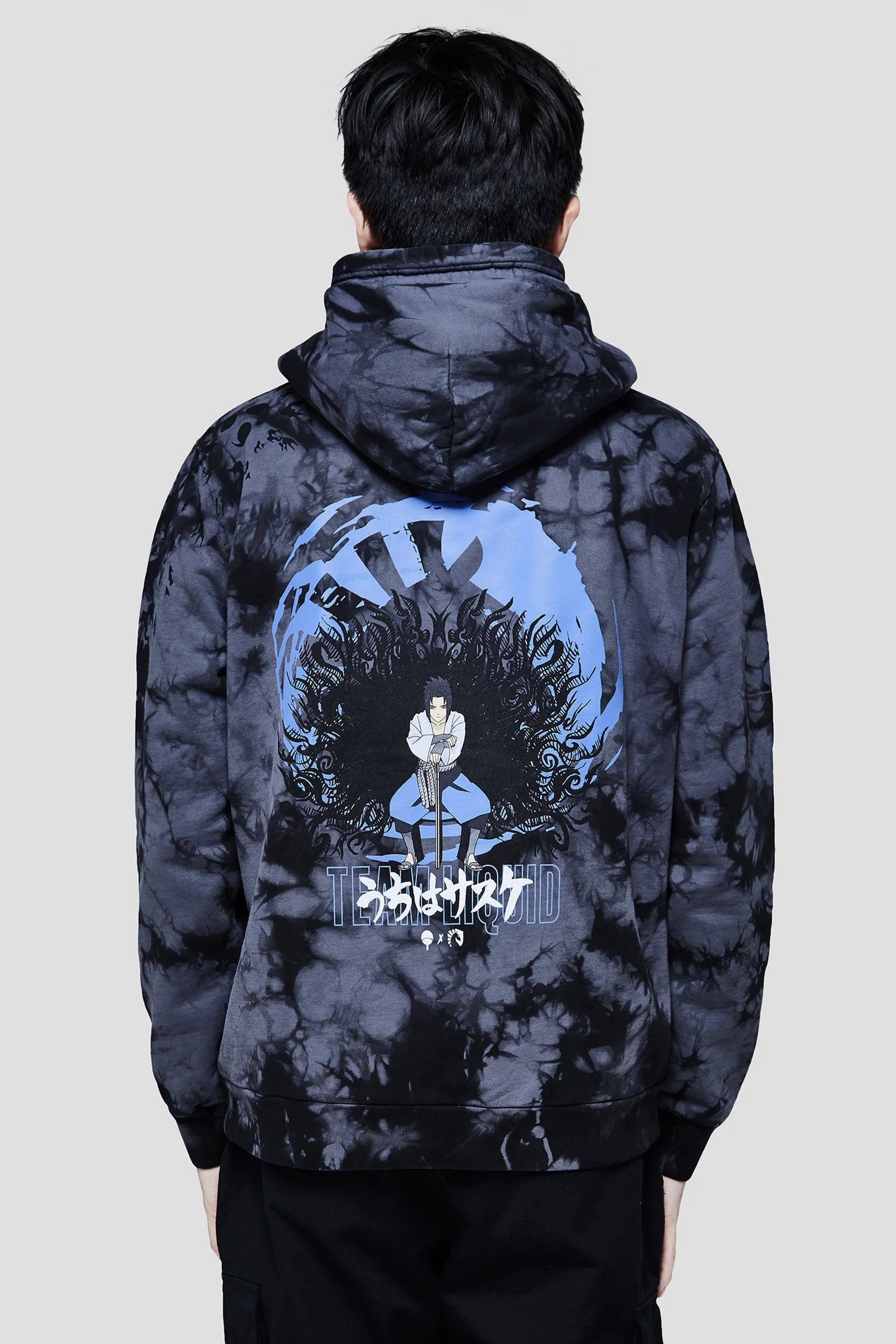 LIQUID x NARUTO SASUKE CURSE MARK HOODIE