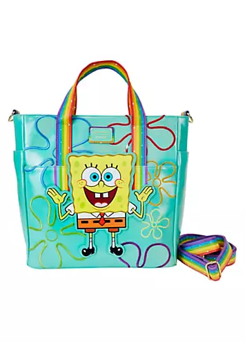 Loungefly Nickelodeon Spongebob 25th Anniversary Imagination Convertible Tote Bag