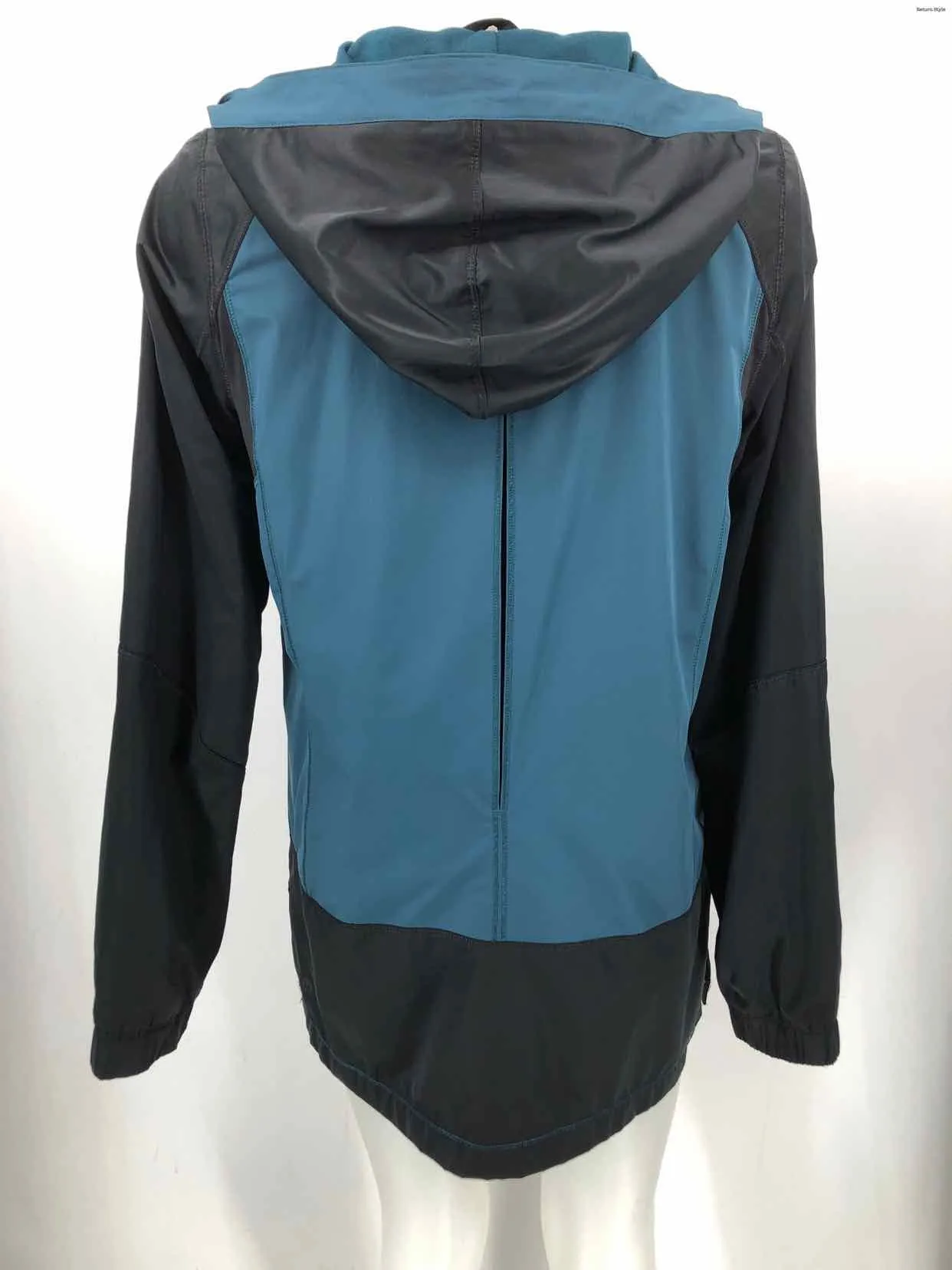 LULULEMON Teal Black Zip Up Hoodie Size 6  (S) Activewear Jacket