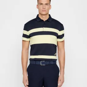 M Malte Reg Fit Club Pique Still Yellow / JL Navy