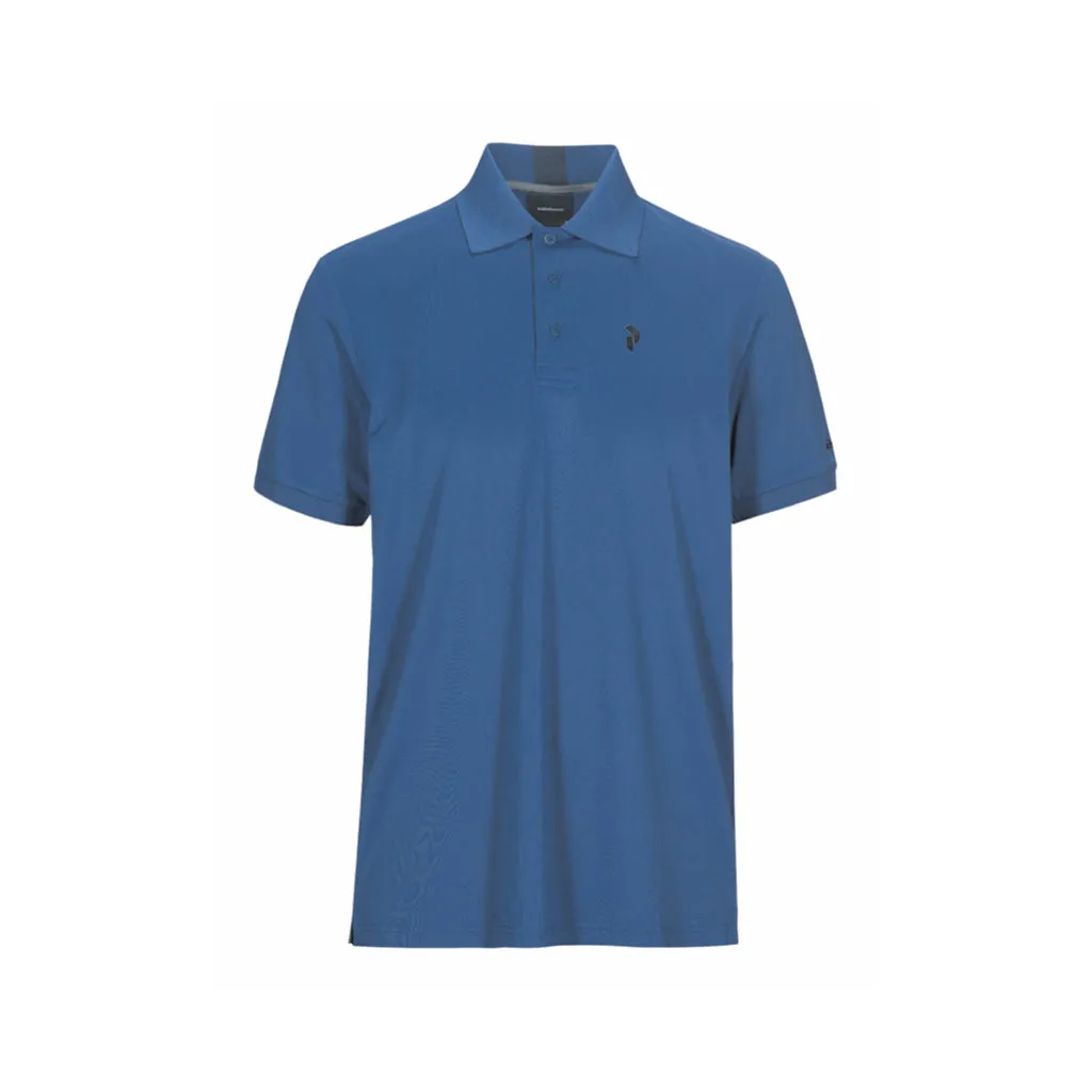 M Tech Solid Polo Cimmerian Blue