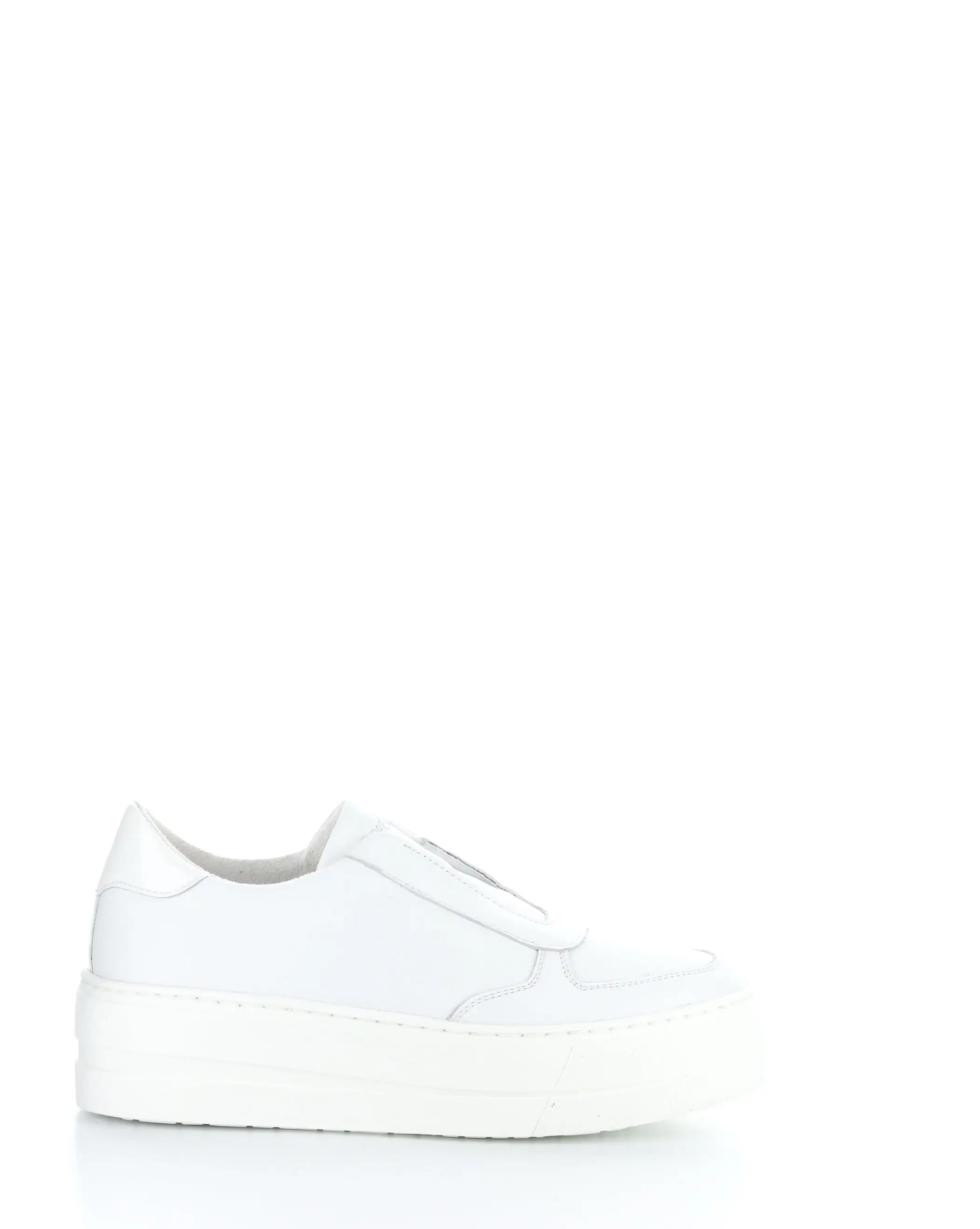 MAGALI WHITE Round Toe Shoes