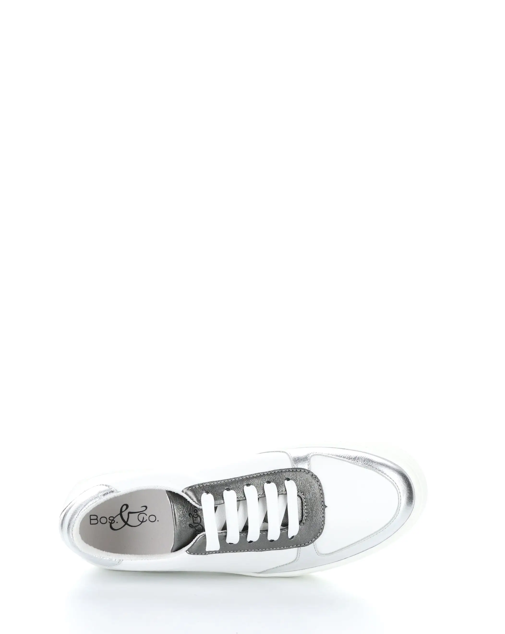 MAPUTO WHITE/SILVER/PEWTER Lace-up Shoes