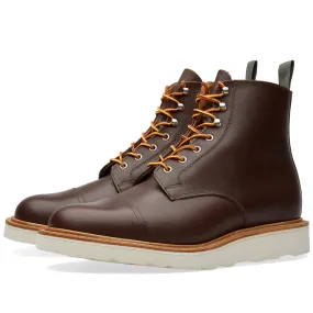 Mark McNairy Toe Cap Derby BootChocolate Waxy