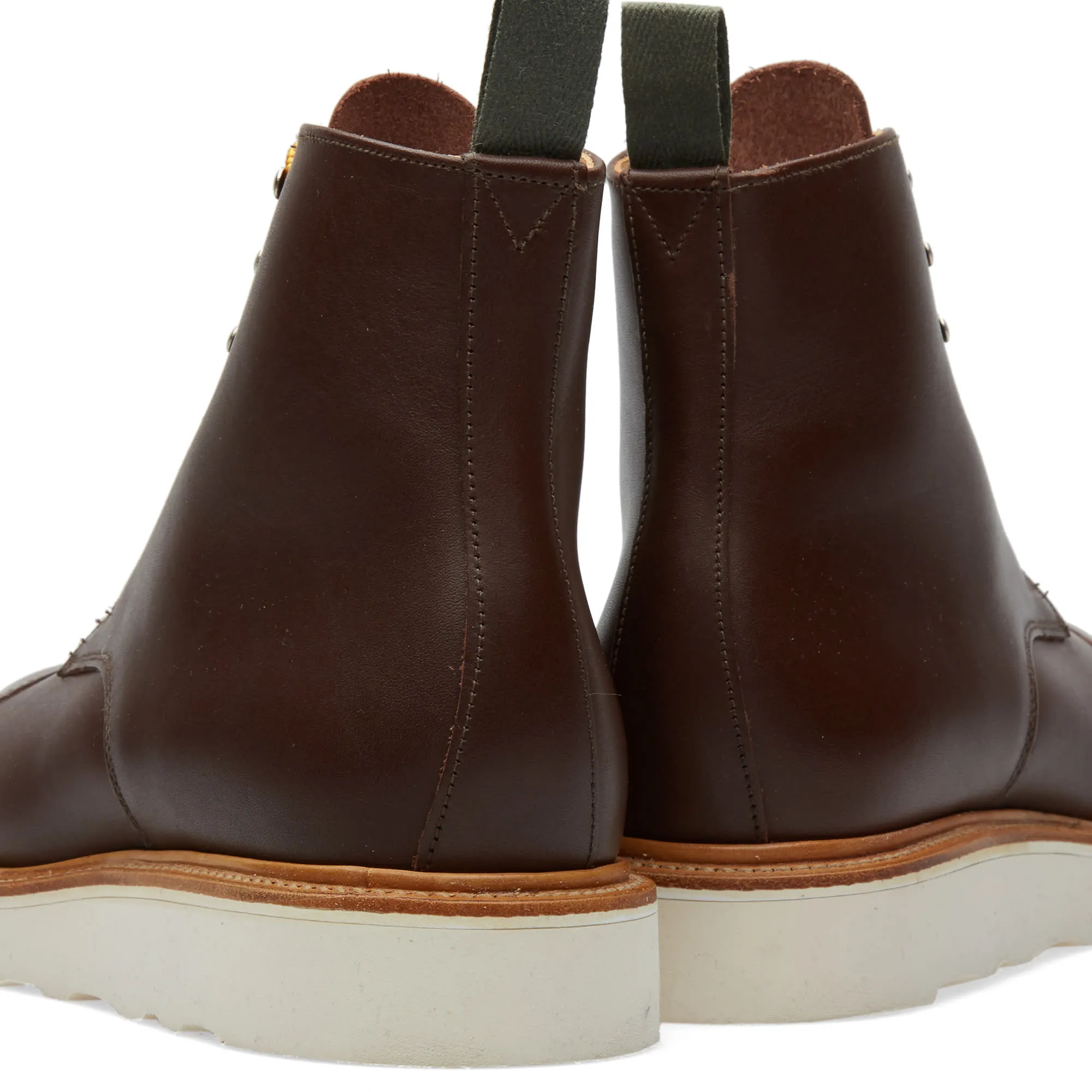 Mark McNairy Toe Cap Derby BootChocolate Waxy