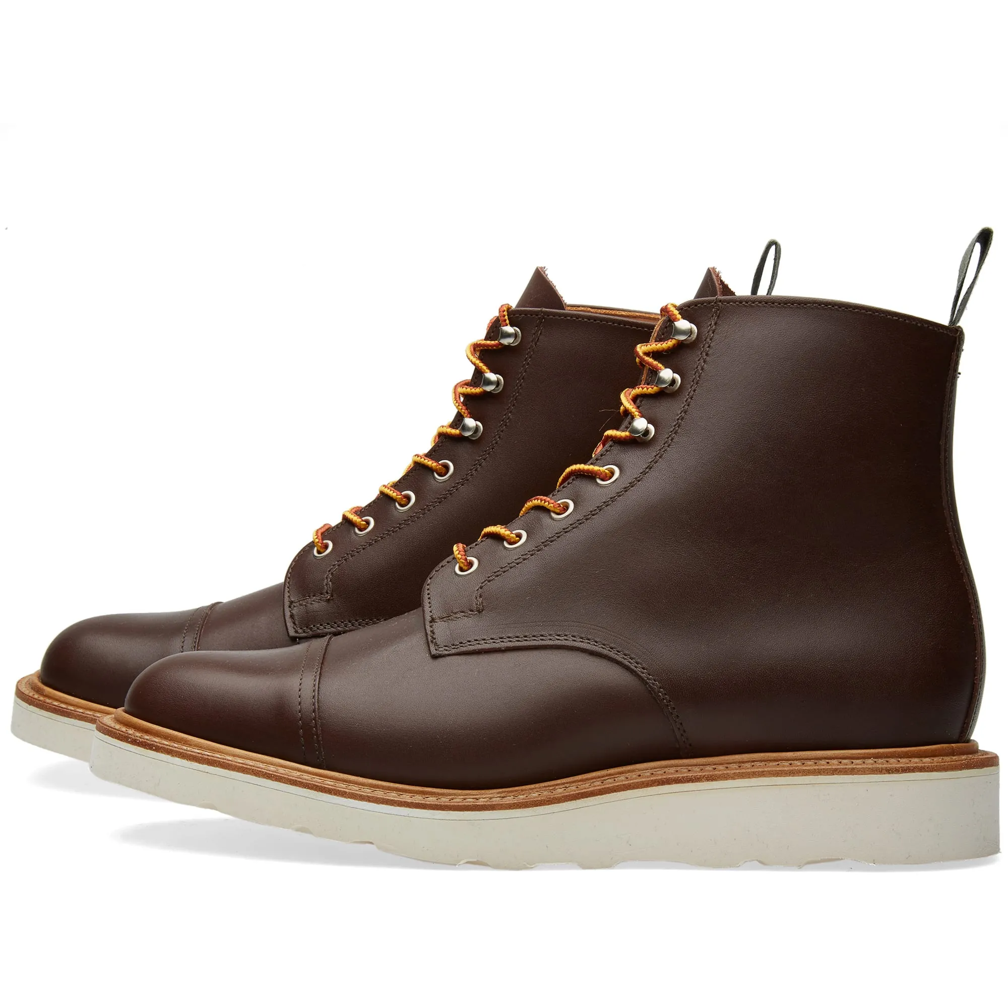 Mark McNairy Toe Cap Derby BootChocolate Waxy