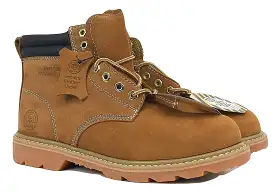 Men's JACATA 6 Classic  Steel Toe Work Boot - 8605 - Tan Nubuck Leather