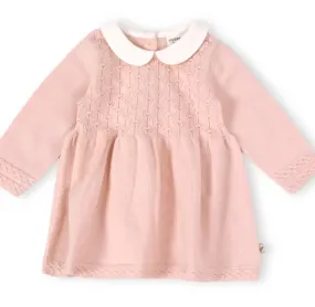 Milan Peter Pan Tulip Knit Baby Sweater Dress