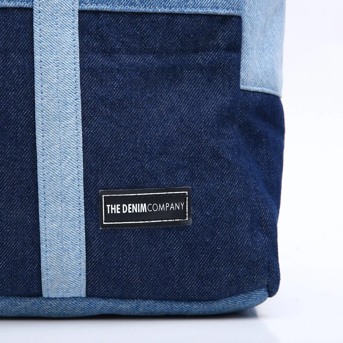 Multi-Colored Denim Tote Bag