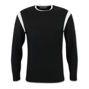 Neil Barrett - Minimalist Crew Neck Jumper in Black