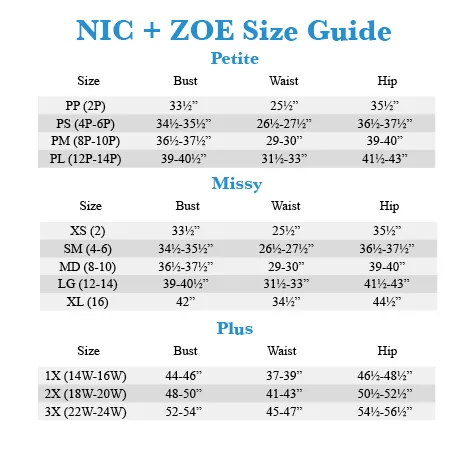 NIC+ZOE Checked Off Sweater