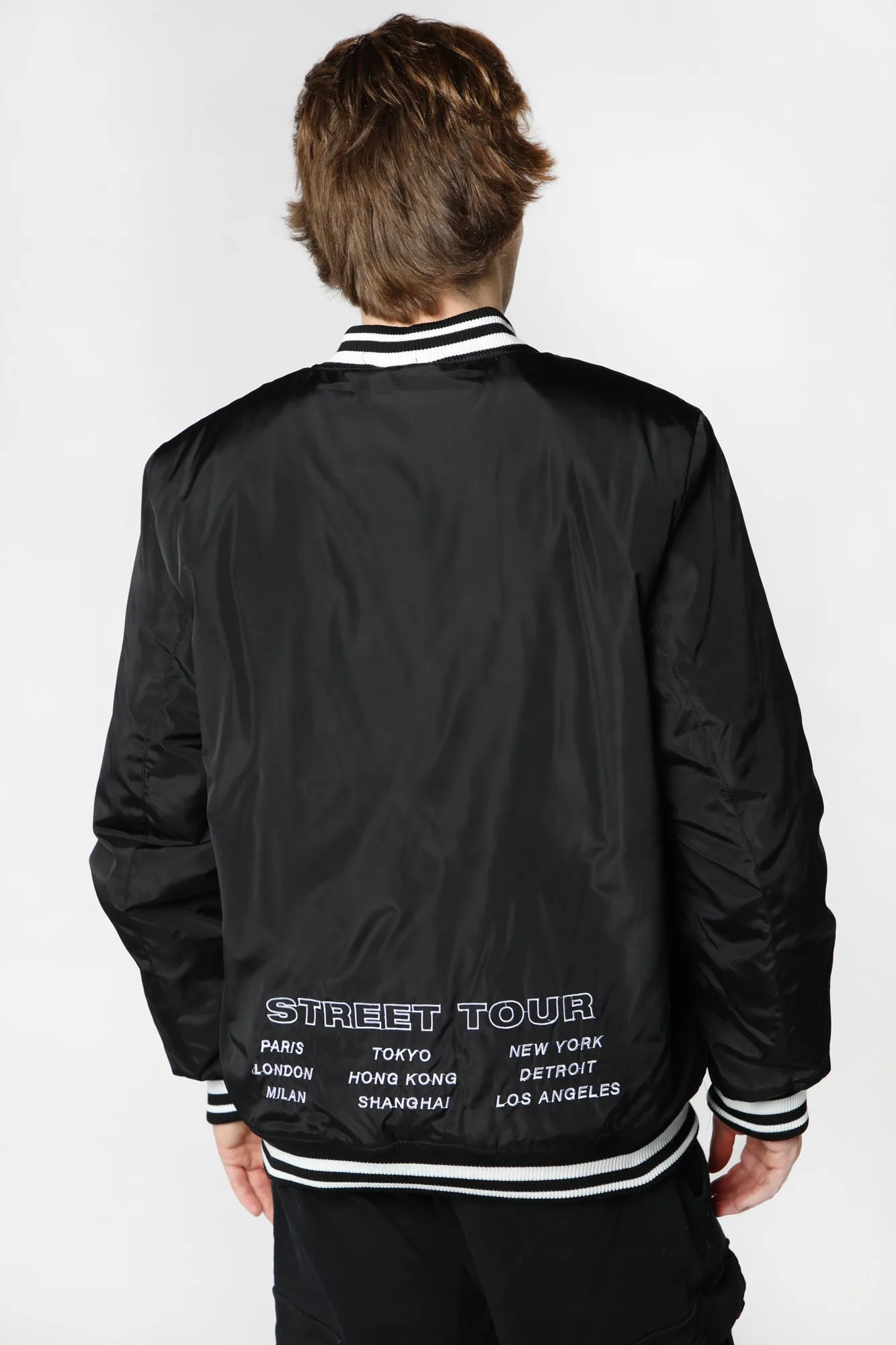 No Fear Mens Varsity Jacket