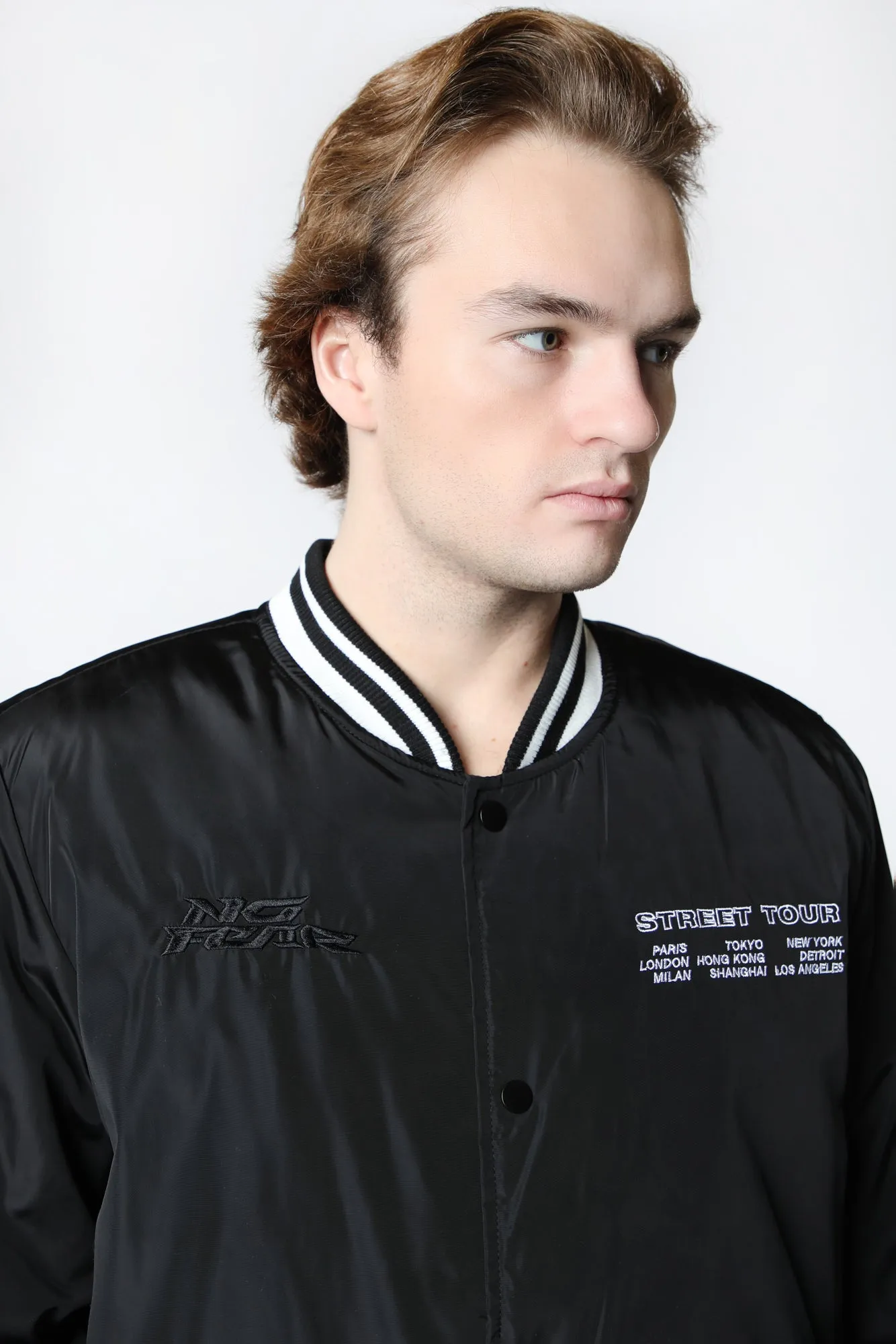 No Fear Mens Varsity Jacket