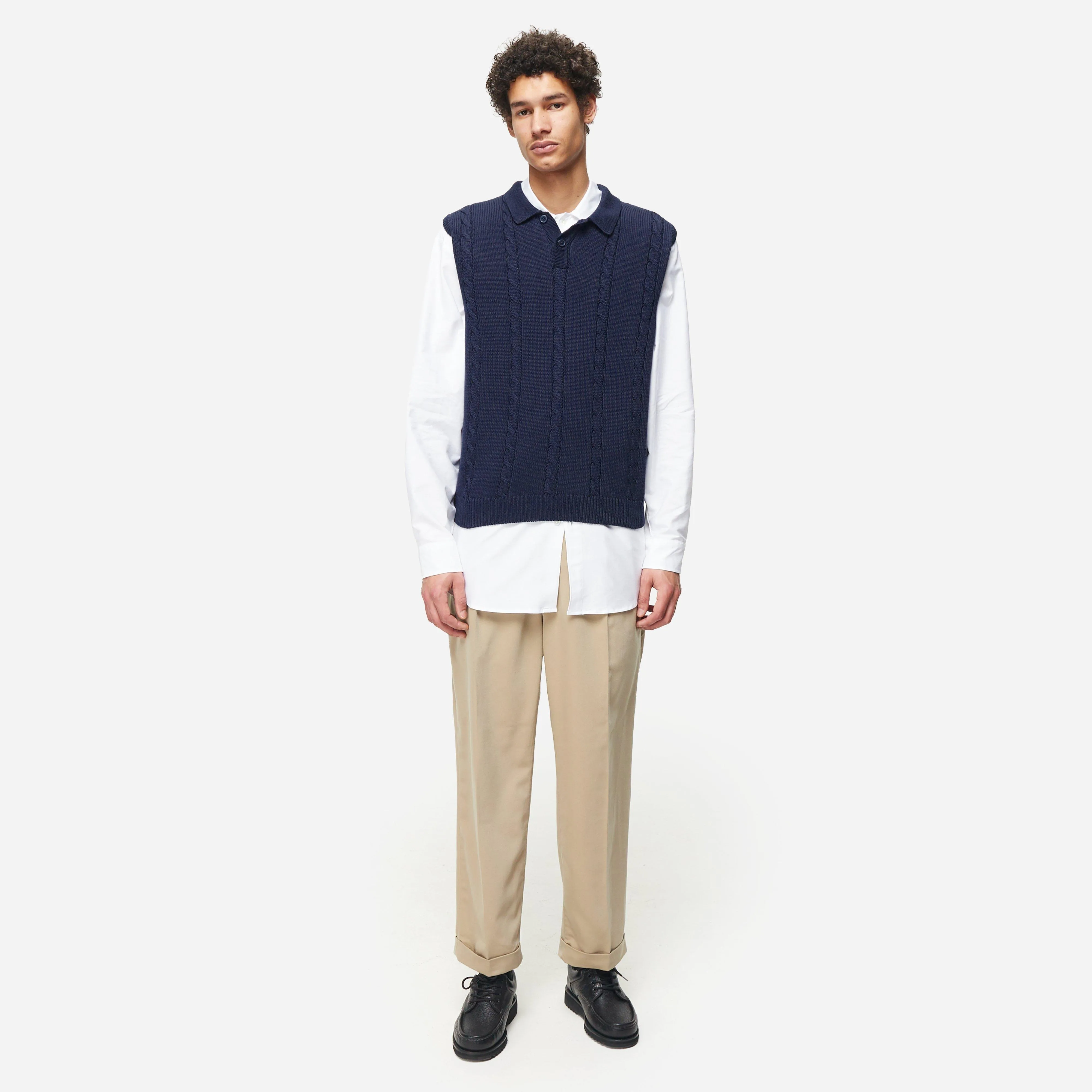 Noah Cable Sweater Vest