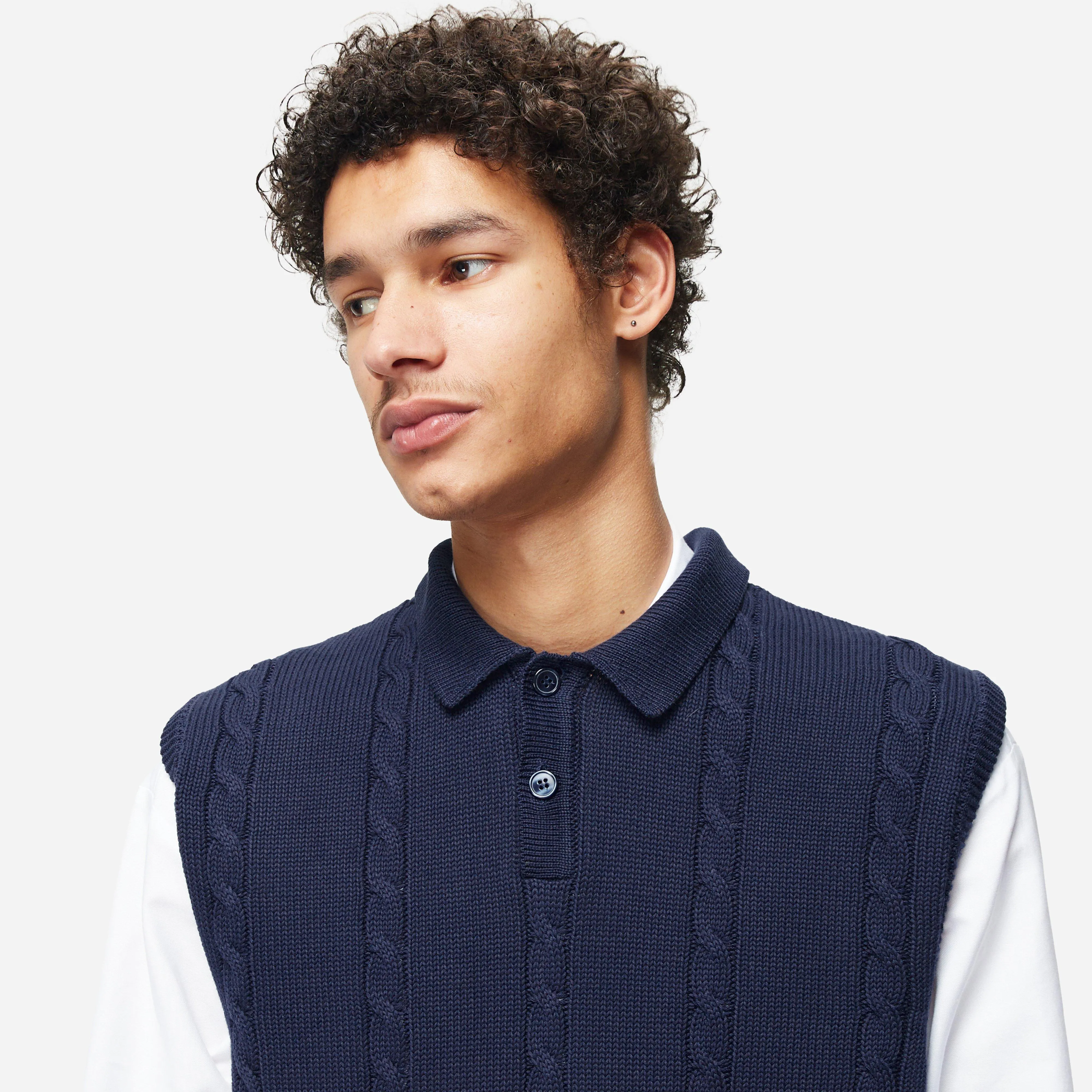 Noah Cable Sweater Vest