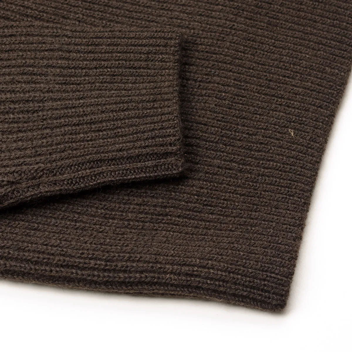 Norse Projects - Roald Wool Cotton Rib Sweater - Espresso