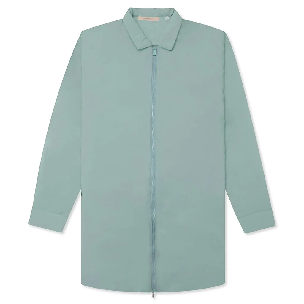 Nylon Filled Shirt Jacket - Sycamore