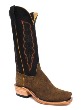 Olathe Mens Rust Safari Giraffe Boots