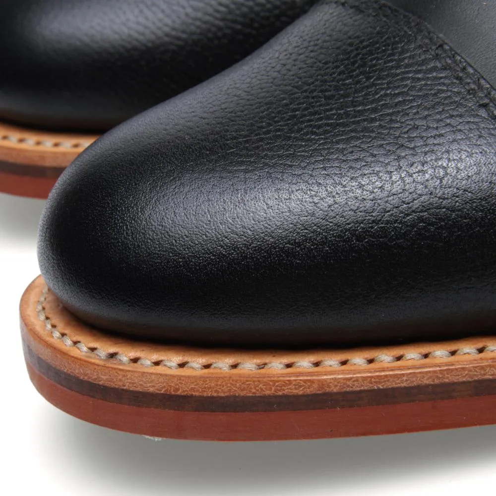 Oliver Spencer Grain Derby ShoeBlack