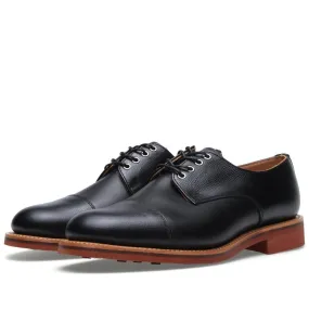 Oliver Spencer Grain Derby ShoeBlack