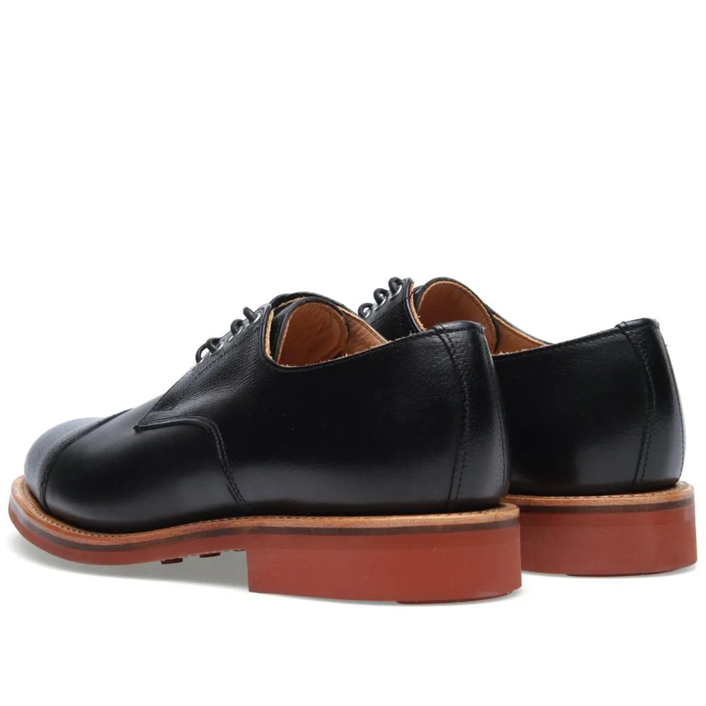 Oliver Spencer Grain Derby ShoeBlack