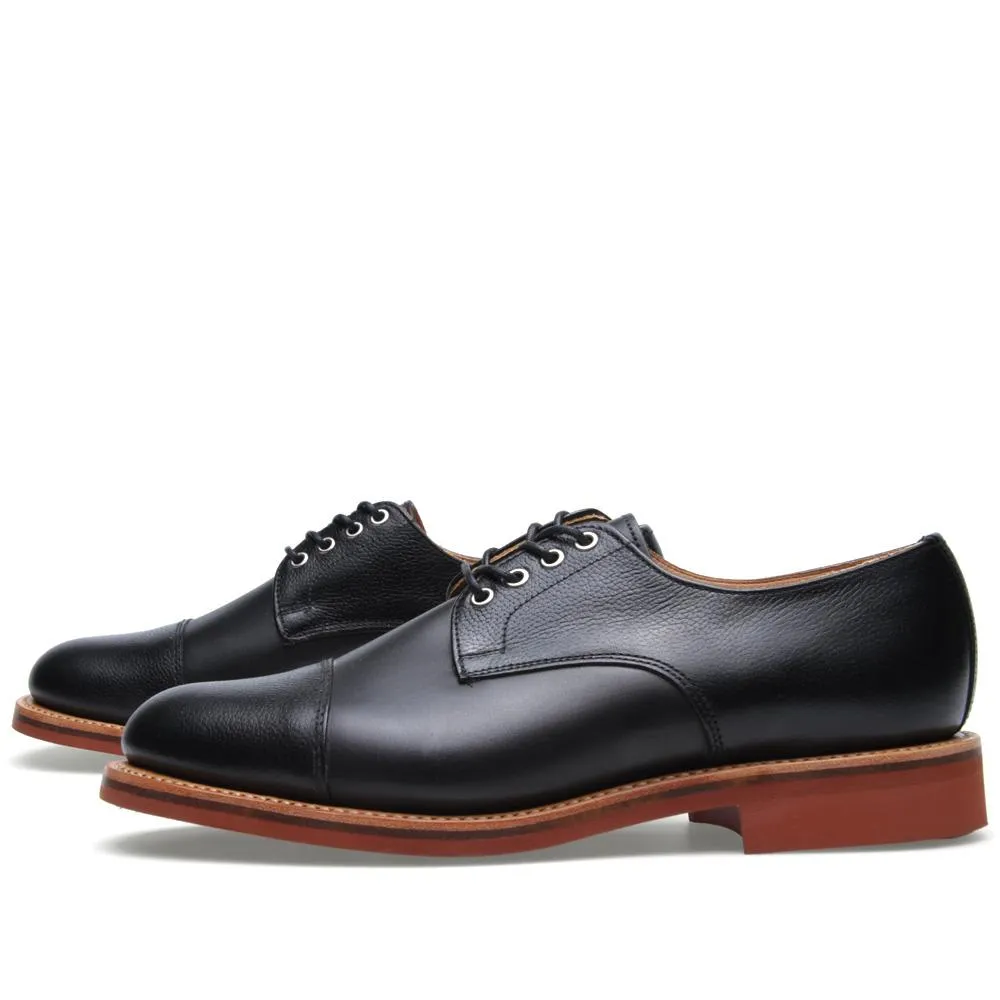 Oliver Spencer Grain Derby ShoeBlack