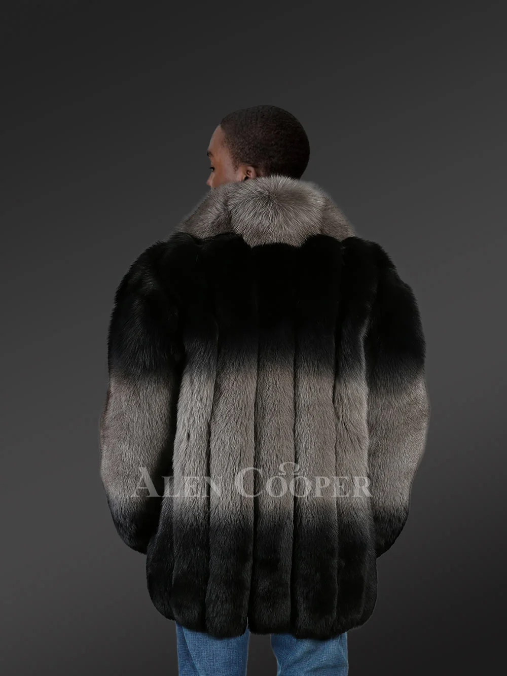 Original Fur vests in black for bold and stylish men