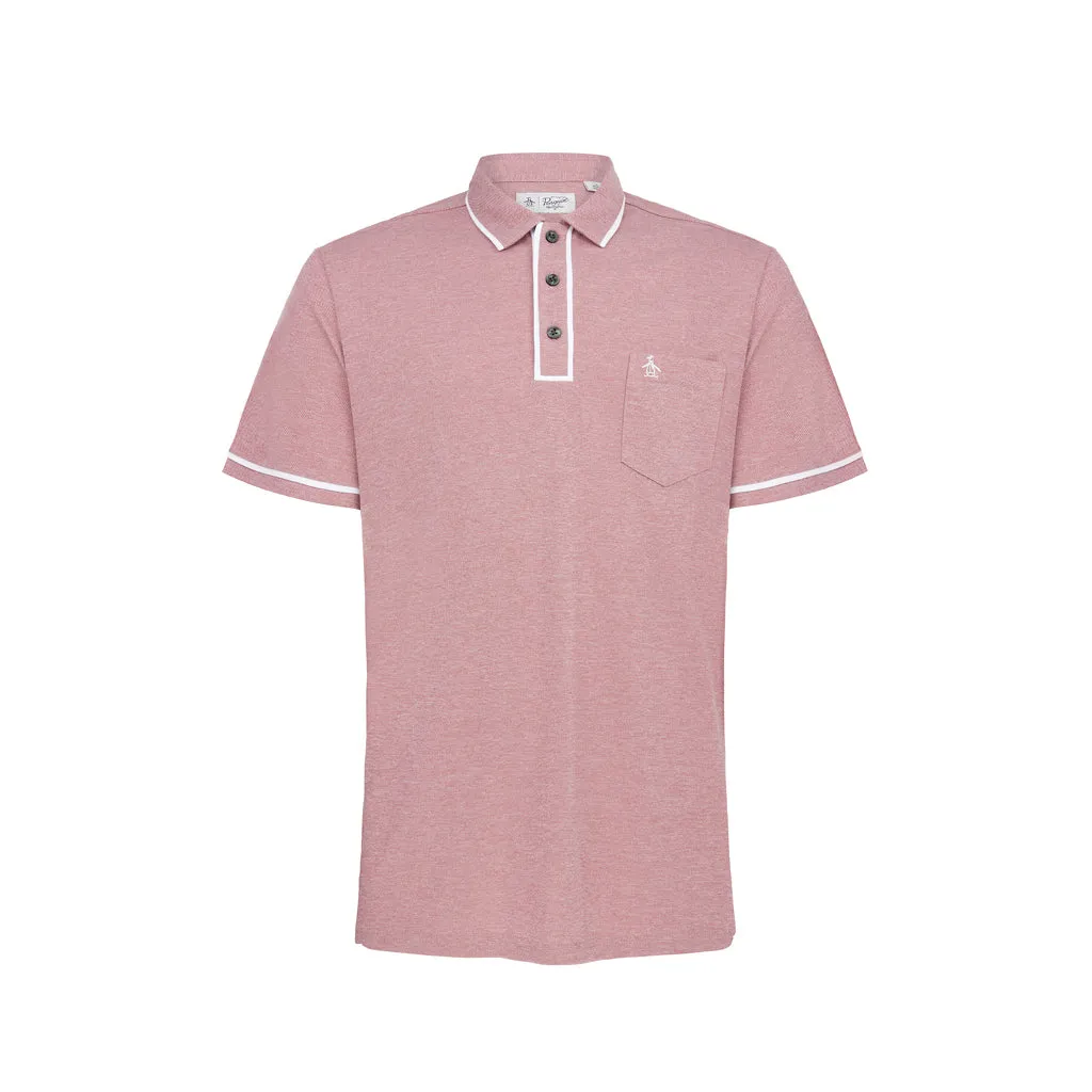 ORIGINAL PENGUIN GOLF EARL POLO ROSE BOUQUET