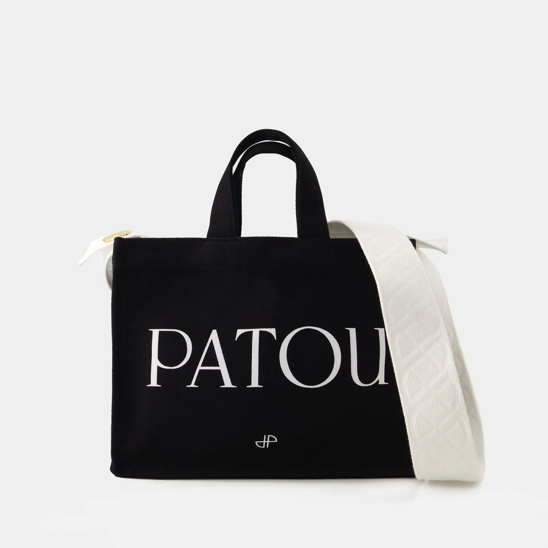 PATOU  Patou Large Tote Bag - Patou - Cotton - Black