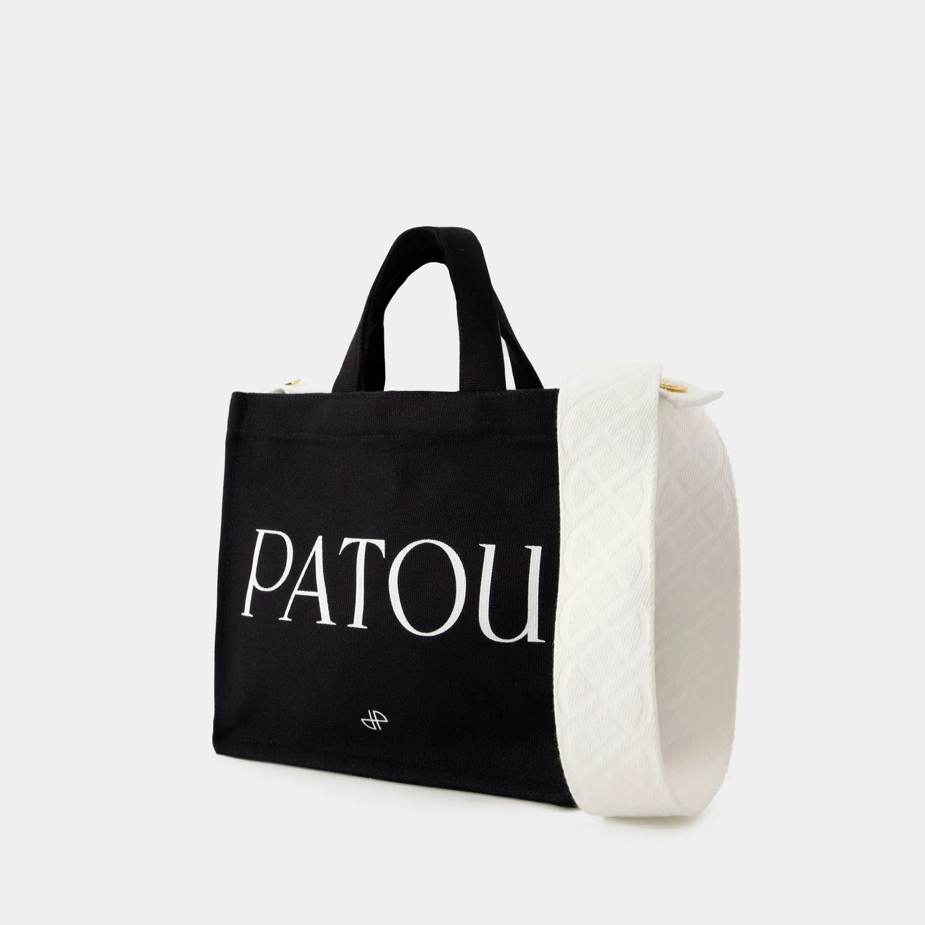 PATOU  Patou Large Tote Bag - Patou - Cotton - Black