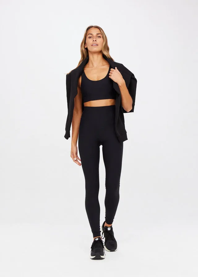 Peached High Rise Pant - Black