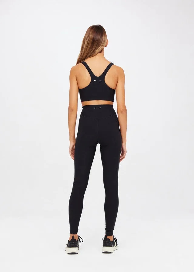 Peached High Rise Pant - Black