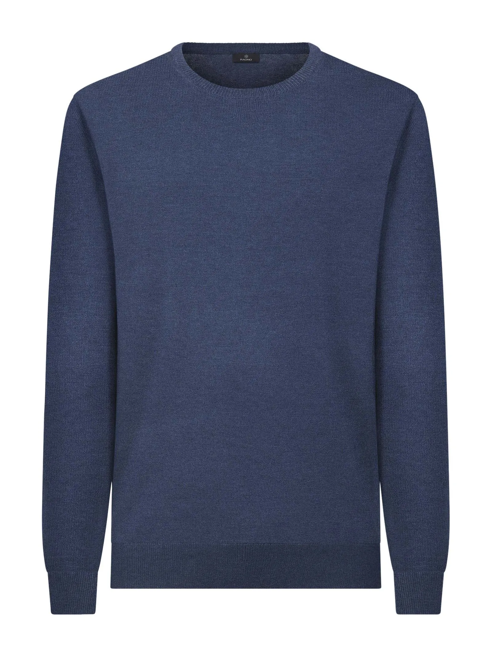 Pull girocollo in filato Sport Wool - Aviazione