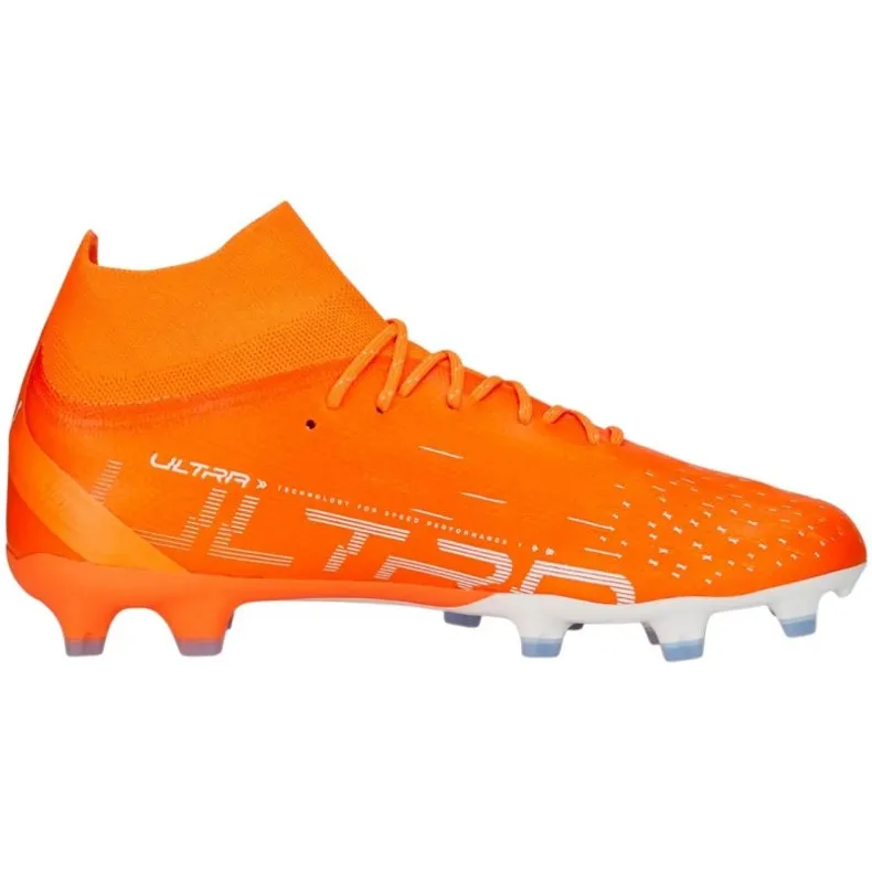 Puma Ultra Pro FG/AG M 107240 01 football shoes orange oranges and reds