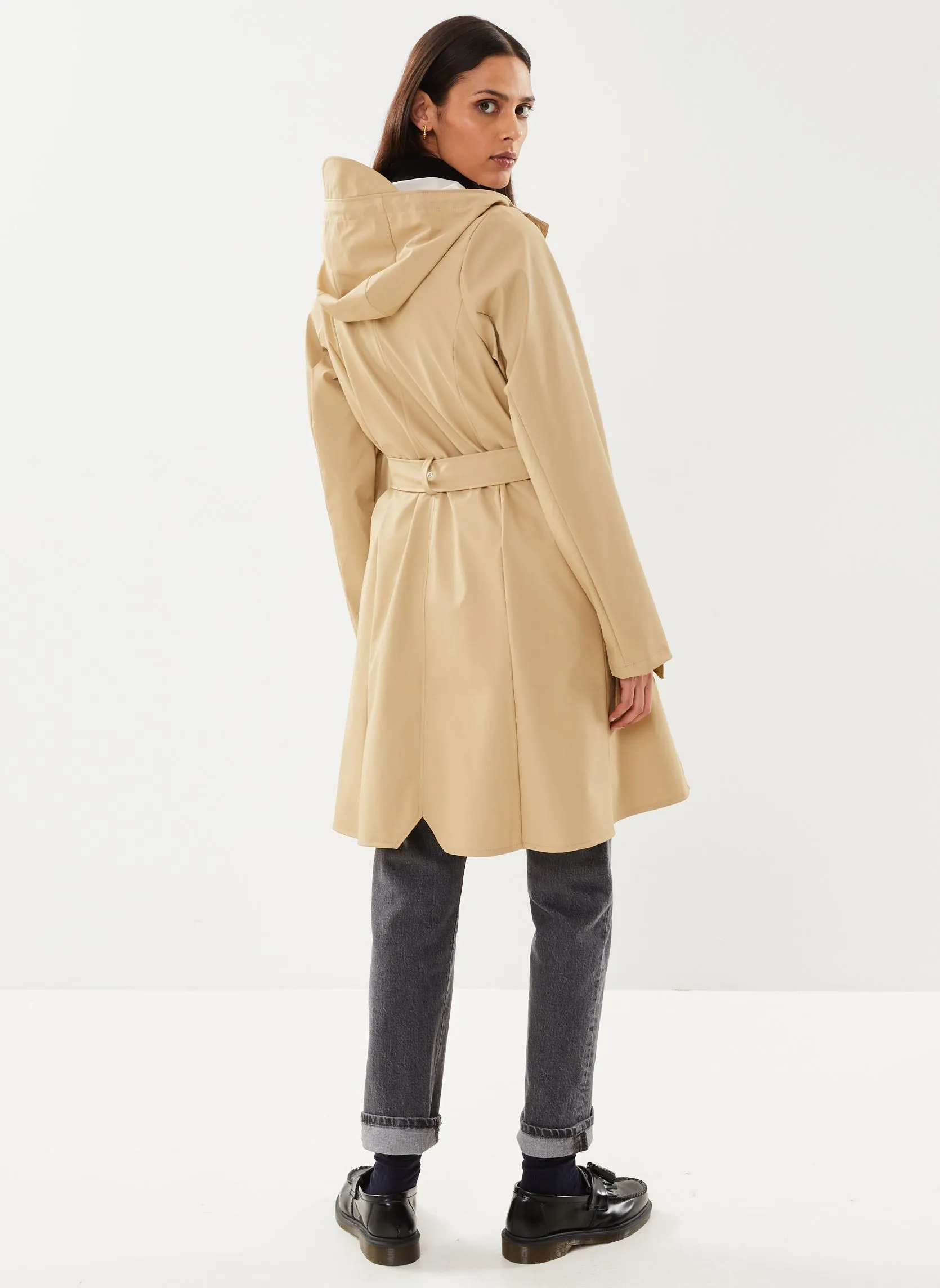 Rains Curve W Jacket - Beige